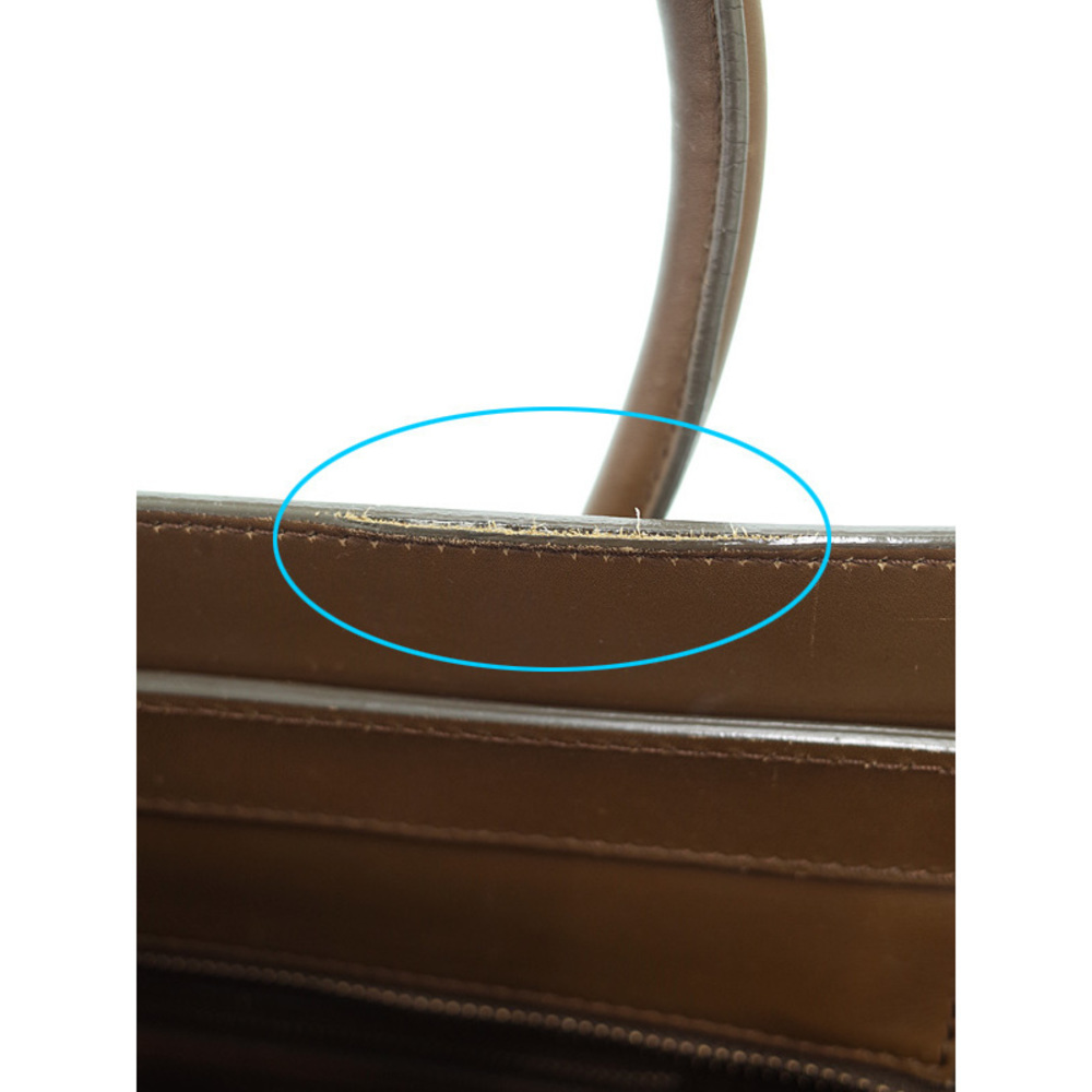 Celine Luggage Mini Shopper Tote Ivory Khaki Navy - Picture 4 of 9